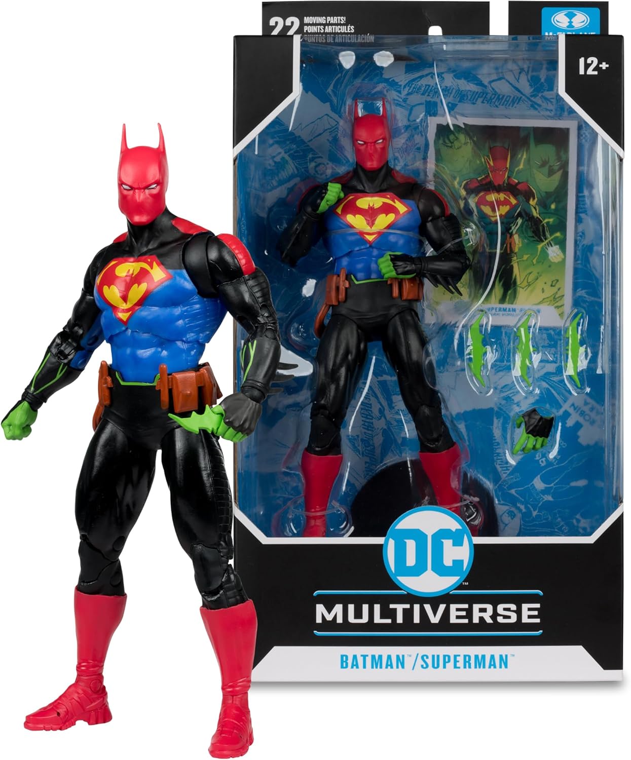 McFarlane Toys - DC Multiverse Batman/Superman Fusion (Batman/Superman: World's Finest) 7in Action Figure