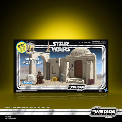 Star Wars The Vintage Collection Streets of Mos Eisley Playset with Jawa