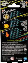 Beyblade X Scythe Incendio 3-80B Booster Pack Set with Stamina Type Right-Spinning Top