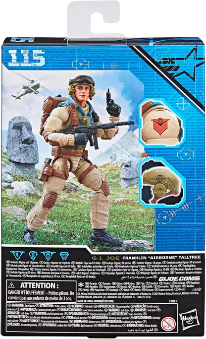 G.I. Joe Classified Series Franklin Airborne Talltree Action Figure with 10 Accessories