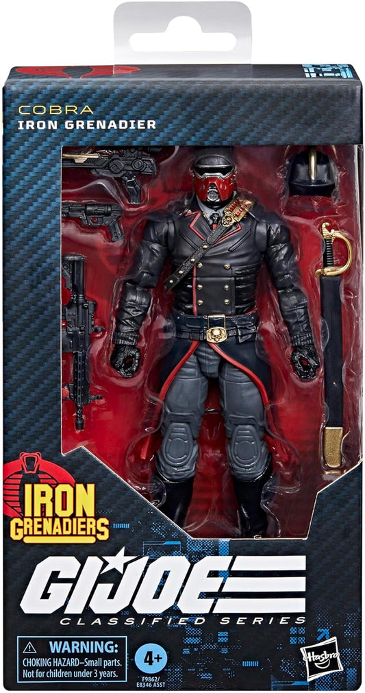 G.I. Joe Classified Series Iron Grenadier Collectible Action Figure with 12 Accessories