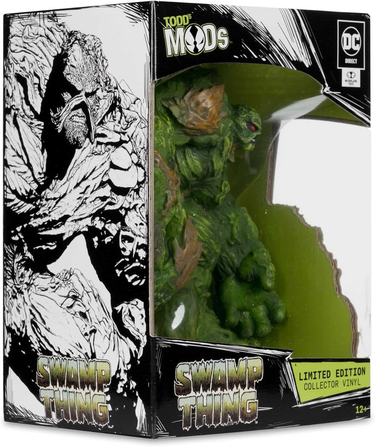 DC Direct Swamp Thing Limited Edition Collector Vinyl (Todd's Mods) Scale Posed Figure