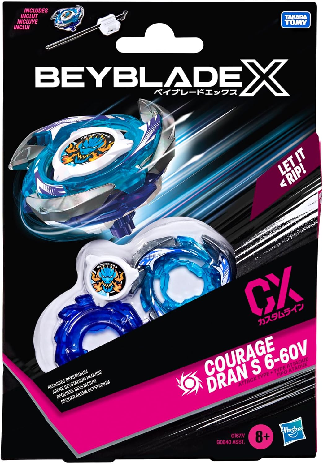 Beyblade X Courage Dran S 6-60V CX Starter Pack Set
