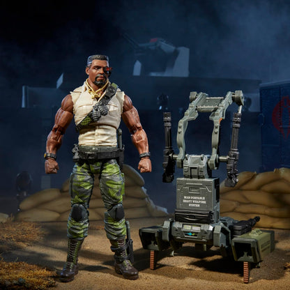 G.I. Joe Classified Series #150, Heavy Duty with Man-Portable Heavy Weapons System, Collectible Deluxe 6 Inch Action Figure Set with 30 Accessories