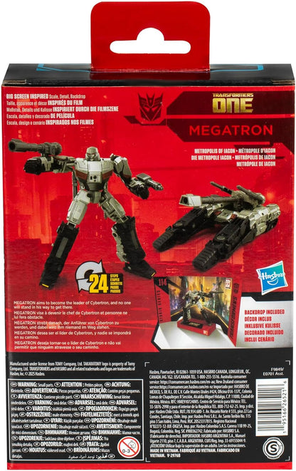 Transformers Toys Studio Series Deluxe One 114 Megatron, 4.5-inch Converting Action Figure, 8+