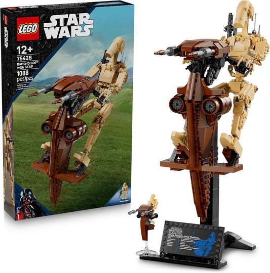 LEGO Star Wars: The Phantom Menace Battle Droid with STAP - Building & Learning Toy