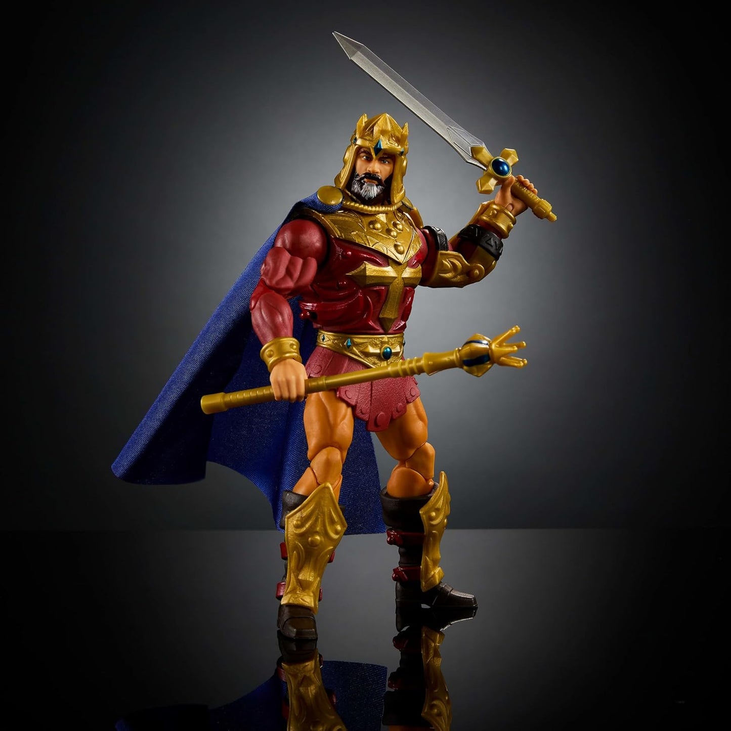 Masters of the Universe Masterverse New Eternia, King Randor Action Figure & Accessories Set