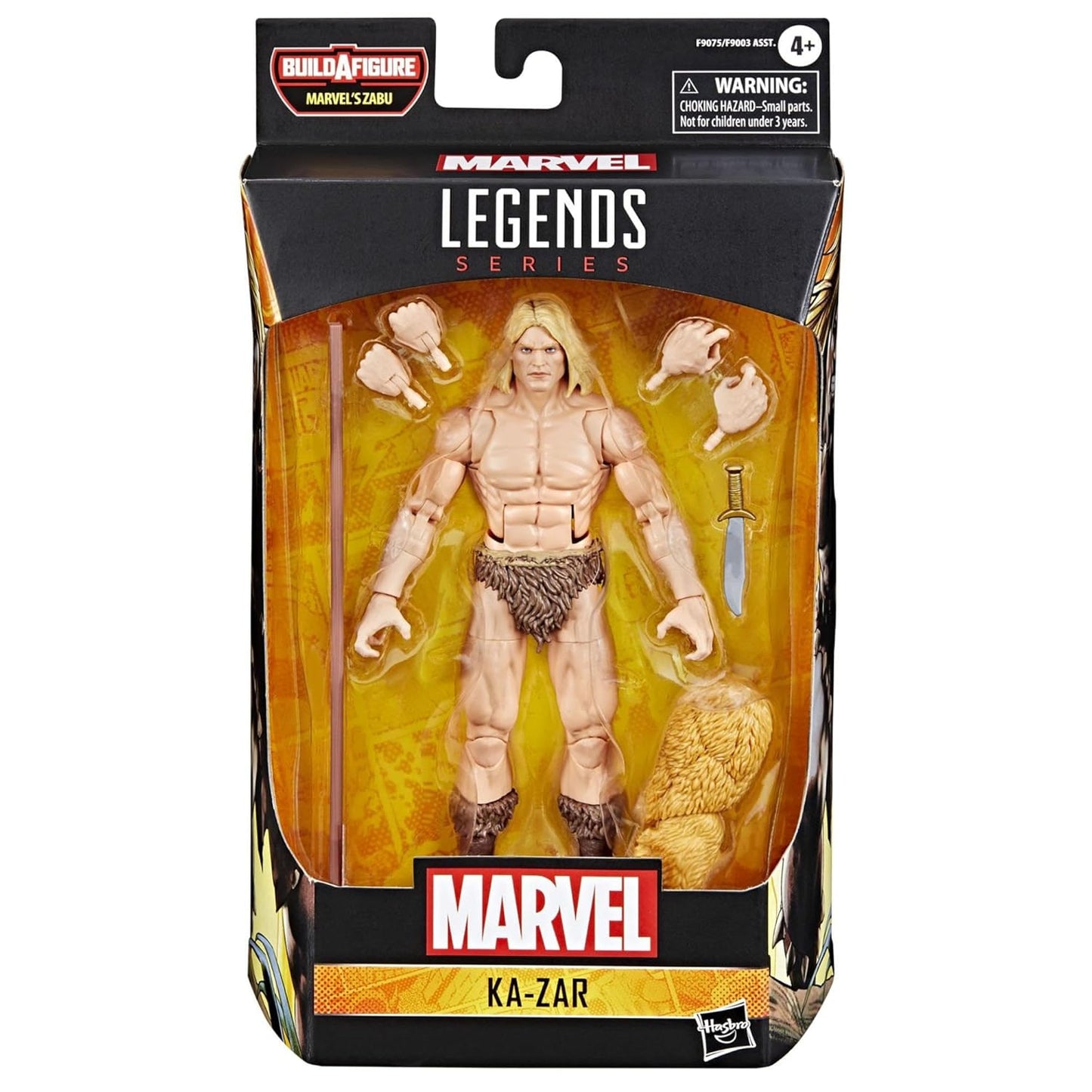 Marvel Legends Series Ka-Zar, Comics Action Figure with Build-A-Figure Part