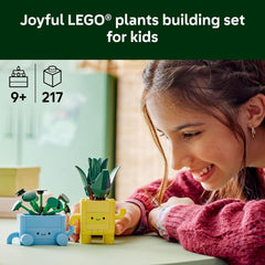 LEGO Botanicals Happy Plants Building Toys - Bedroom or Dorm Room Decor