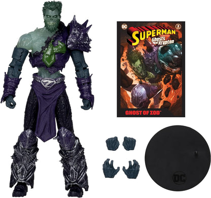 DC Direct Page Punchers Ghost of Zod Action Figure with Superman Comic