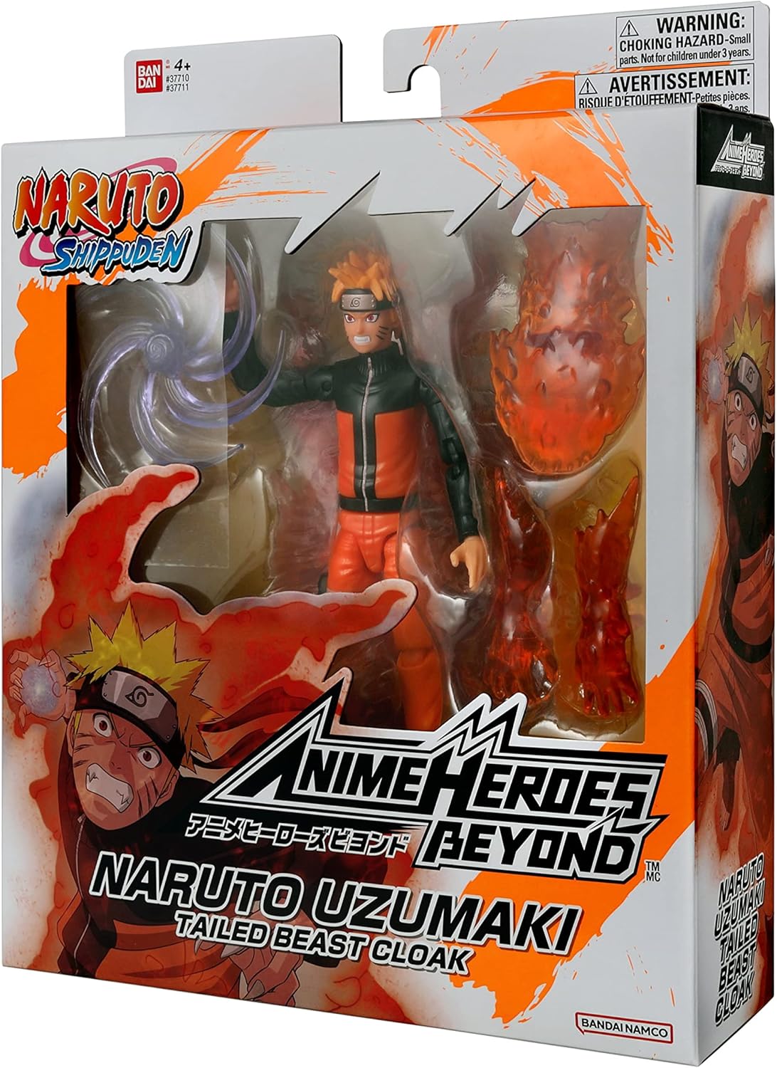 Naruto Shippuden Anime Heroes Beyond Naruto Tailed Beast Cloak Action figure