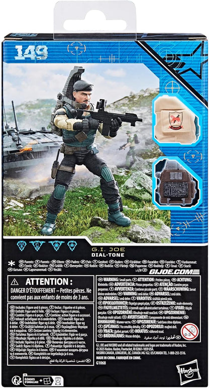 G.I. Joe Classified Series Dial-Tone, Collectible 6 Inch Action Figure with 6 Accessories
