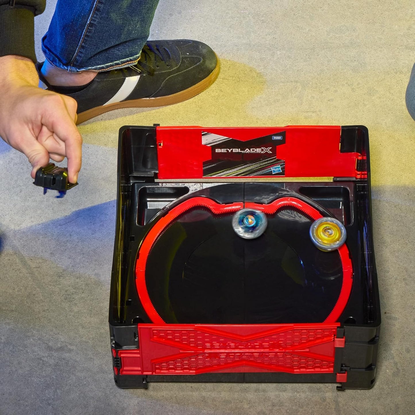 Beyblade X Clash and Carry Beystadium Battling Top Arena