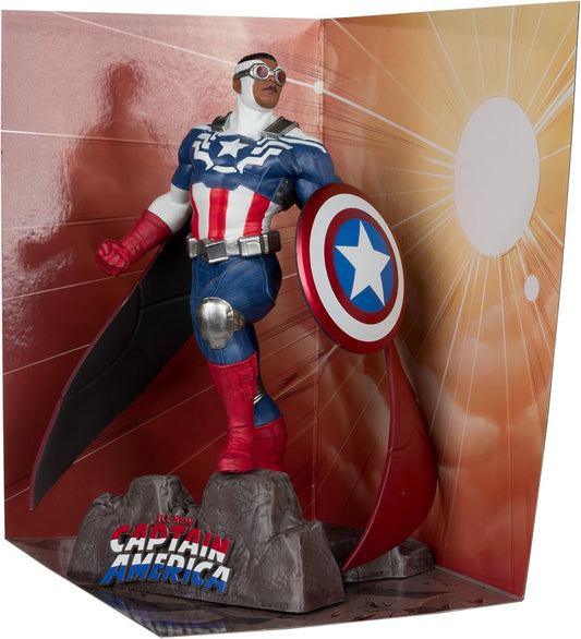 Marvel Captain America 1:10th Scale Collectible with Scene