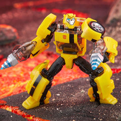 Transformers Legacy United Deluxe Class Animated Universe Bumblebee, 5.5-Inch Converting Action Figure, 8+