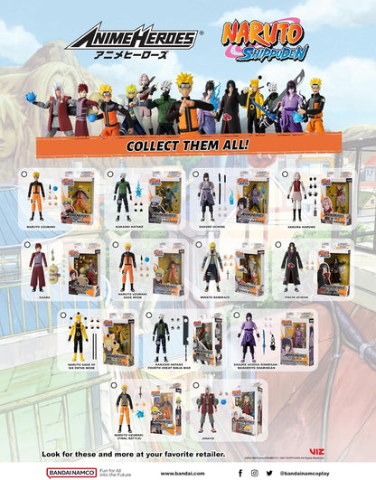 Naruto Anime Heroes Sasuke Uchiha Rinnegan Mangekyo Sharingan Action Figure