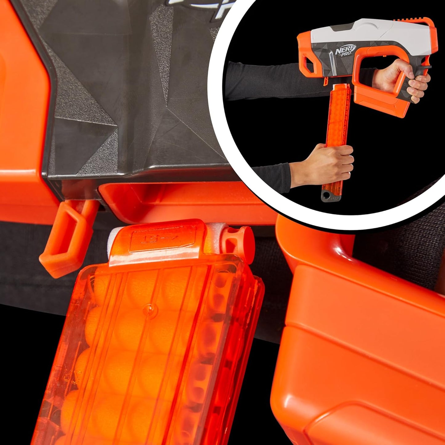 Nerf Pro Sender Half-Length Semi Automatic Dart Blaster