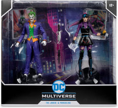 McFarlane Toys - DC Multiverse The Joker & Punchline 7" Action Figure 2pk