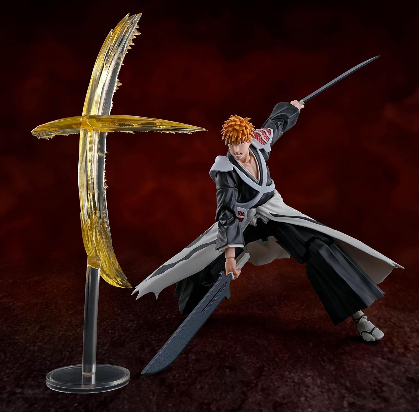 Bleach Ichigo Kurosaki Dual Zangetsu S.H.Figuarts Action Figure