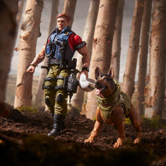 G.I. Joe Classified Series #157, Christopher Law Lavigne & Order Action Figure & German Shepherd Dog Figure