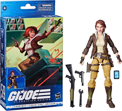 G.I. Joe Classified Series Courtney “Cover Girl” Krieger Action Figure 59 Collectible Premium Toy 6-Inch-Scale with Custom Package Art
