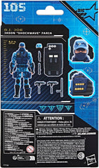 G.I. Joe Classified Series Jason Shockwave Faria, Collectible Action Figure, 105, 6-inch Action Figures for Boys & Girls, with 9 Accessory Pieces