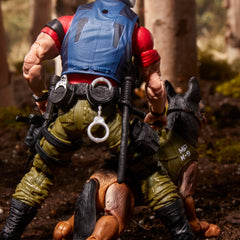 G.I. Joe Classified Series #157, Christopher Law Lavigne & Order Action Figure & German Shepherd Dog Figure