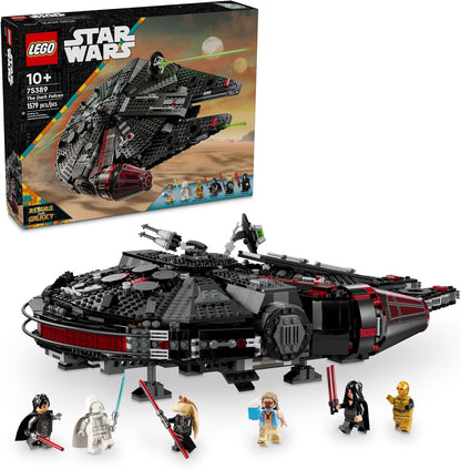 LEGO Star Wars The Dark Falcon Buildable Starship Millenium Falcon Toy with 6 Minifigures