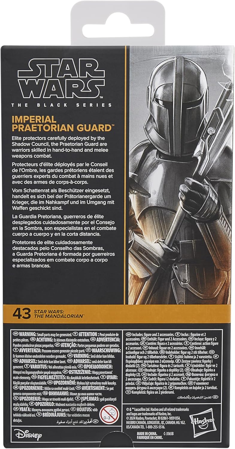 STAR WARS The Black Series Imperial Praetorian Guard, The Mandalorian Premium Collectible 6 Inch Action Figure