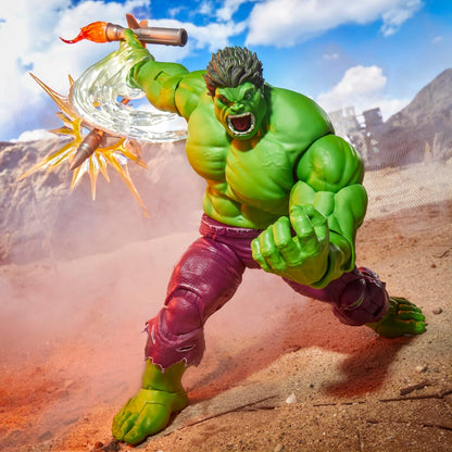 Marvel Legends Maximum Series Hulk, Collectible 6-Inch Scale Action Figure with Incredible Articulation and Smashing Accessories