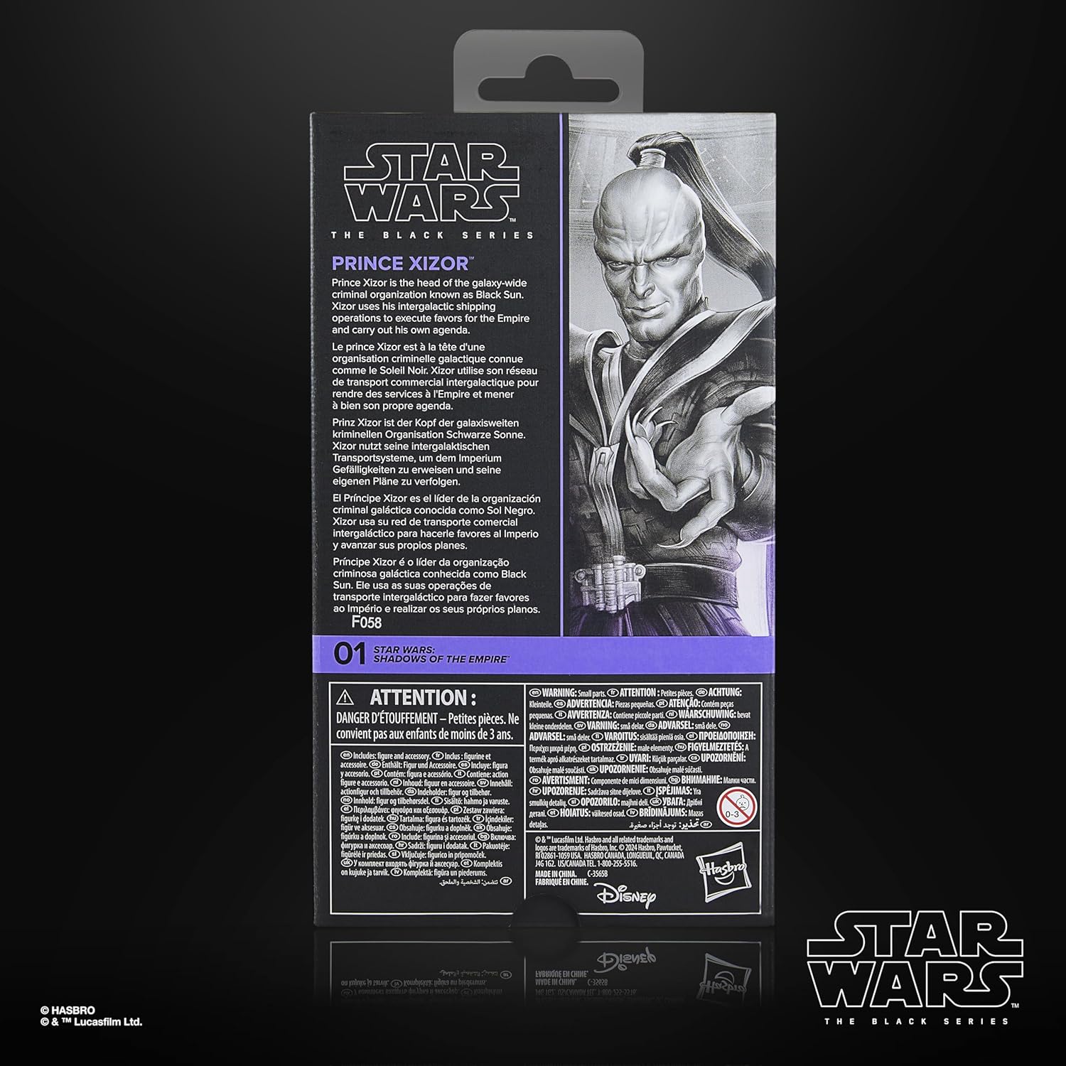 STAR WARS The Black Series Prince Xizor, Shadows of The Empire Premium Collectible 6 Inch Action Figure