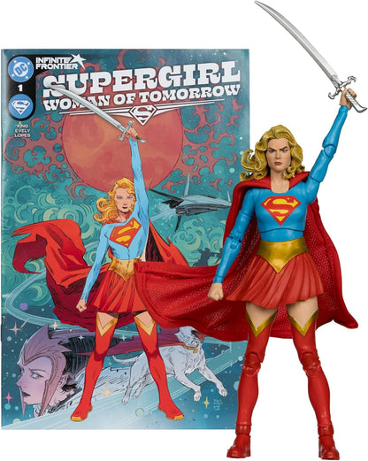 DC Direct Page Punchers Supergirl (Supergirl: Woman of Tomorrow) 7in Figure with Comic