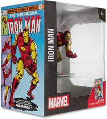 McFarlane Toys - Marvel Iron Man 1:10th Scale Posed Figure with Scene (The Invincible Iron Man #126)