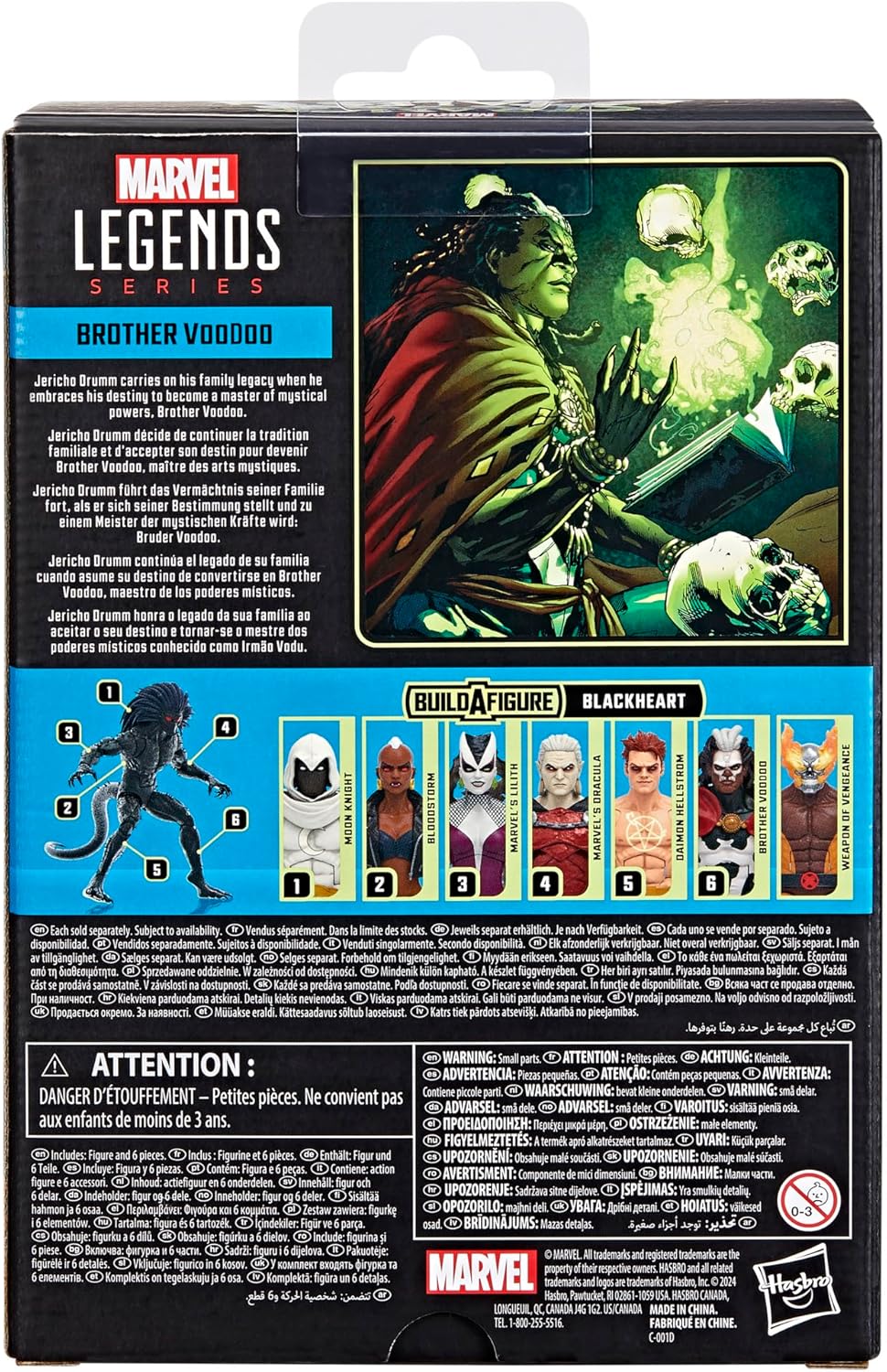 Marvel Legends Series Strange Tales Brother Voodoo, Comics Collectible 6-Inch Action Figure