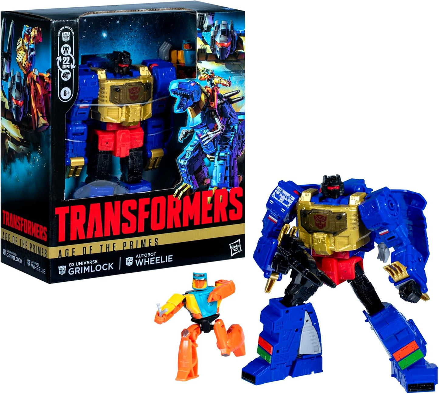 Transformers Age of The Primes Leader Class G2 Universe Grimlock, 7.5-inch Converting Action Figure