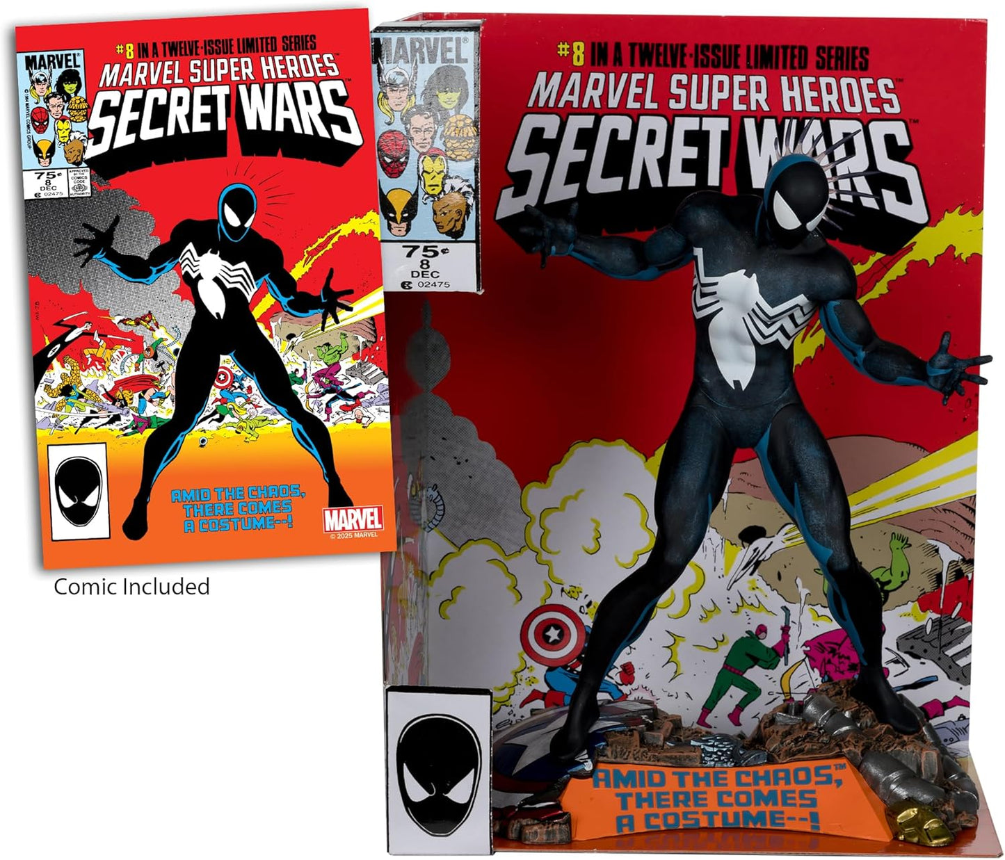 Marvel Spider-Man 1:6th Scale Collectible with Scene & Comic