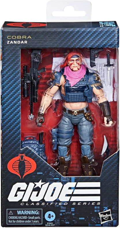 G.I. Joe Classified Series Dreadnok Zandar, Collectible 6 Inch Action Figure with 5 Accessories