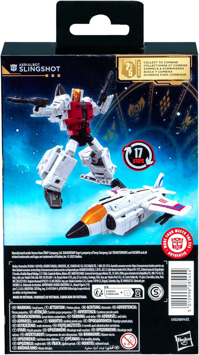 Transformers Age of The Primes Deluxe Class Aerialbot Slingshot, 5.5-inch Converting Action Figure