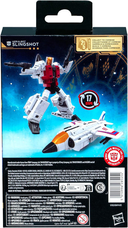Transformers Age of The Primes Deluxe Class Aerialbot Slingshot, 5.5-inch Converting Action Figure