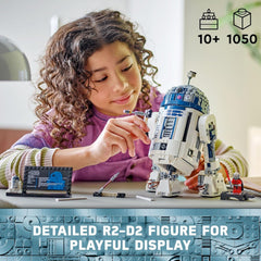 LEGO Star Wars R2-D2 Building Toy Set - Play or Display Star Wars Toy - Includes 25th Anniversary Darth Malak Minifigure