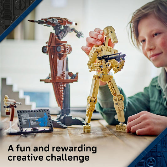 LEGO Star Wars: The Phantom Menace Battle Droid with STAP - Building & Learning Toy