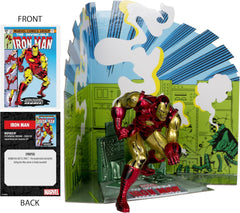 McFarlane Toys - Marvel Iron Man 1:10th Scale Posed Figure with Scene (The Invincible Iron Man #126)