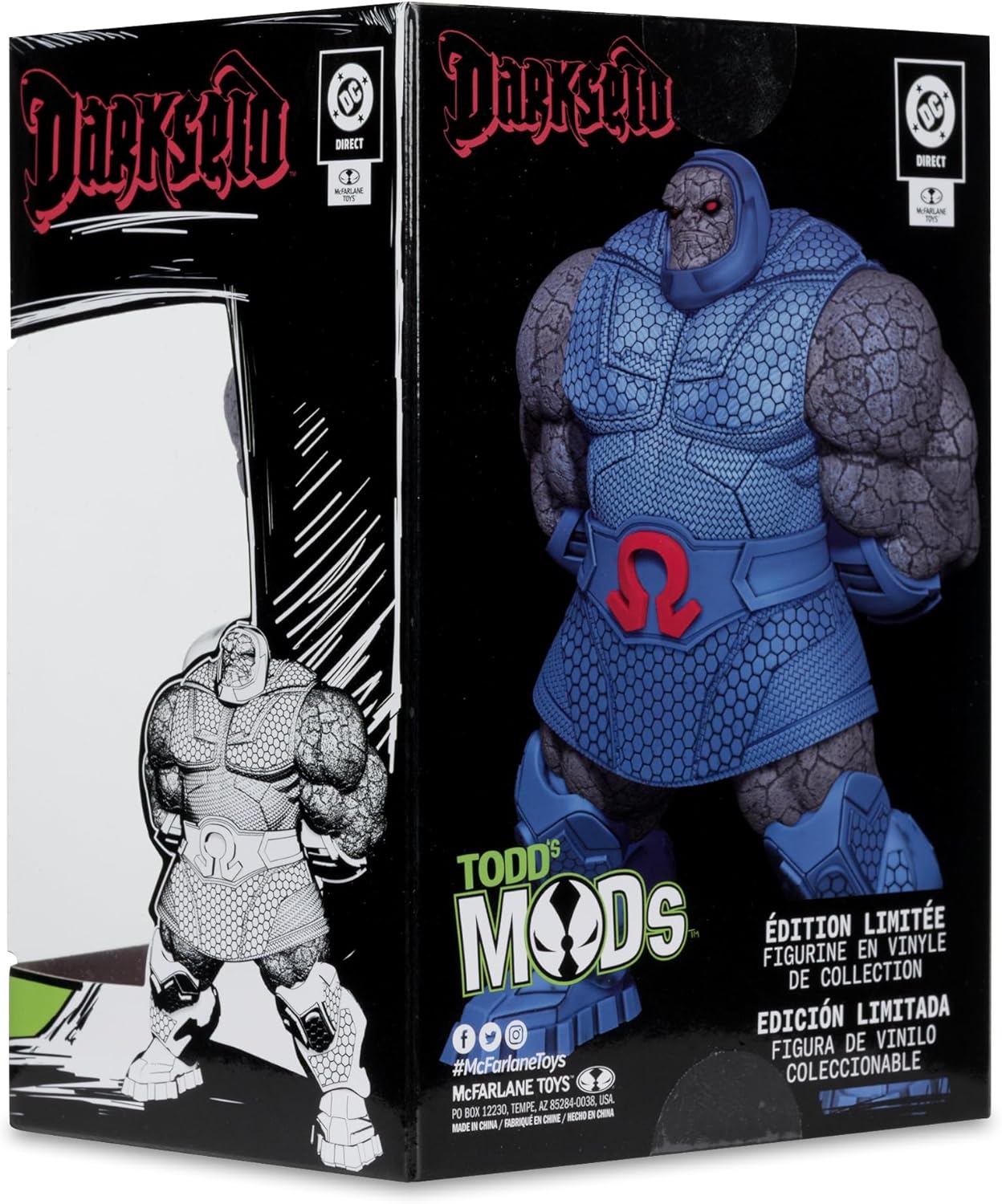 DC Direct Darkseid Limited Edition Collector Vinyl (Todd's Mods) Scale Posed Figure