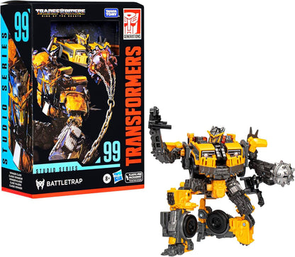 Transformers Studio Series Voyager Class 99 Battletrap Toy, Rise of The Beasts, 6.5-inch, Action Figure for Boys and Girls Ages 8 and Up