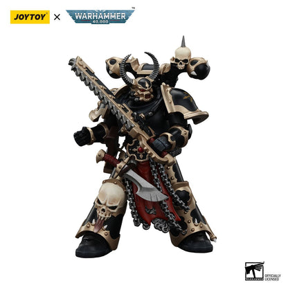 Warhammer 40,000 Chaos Space Marines Black Legion Chosen Chainsword 1:18 Scale Action Figure