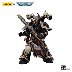 [Pre-Order] Warhammer 40,000 Chaos Space Marines Black Legion Chosen Chainsword 1:18 Scale Action Figure