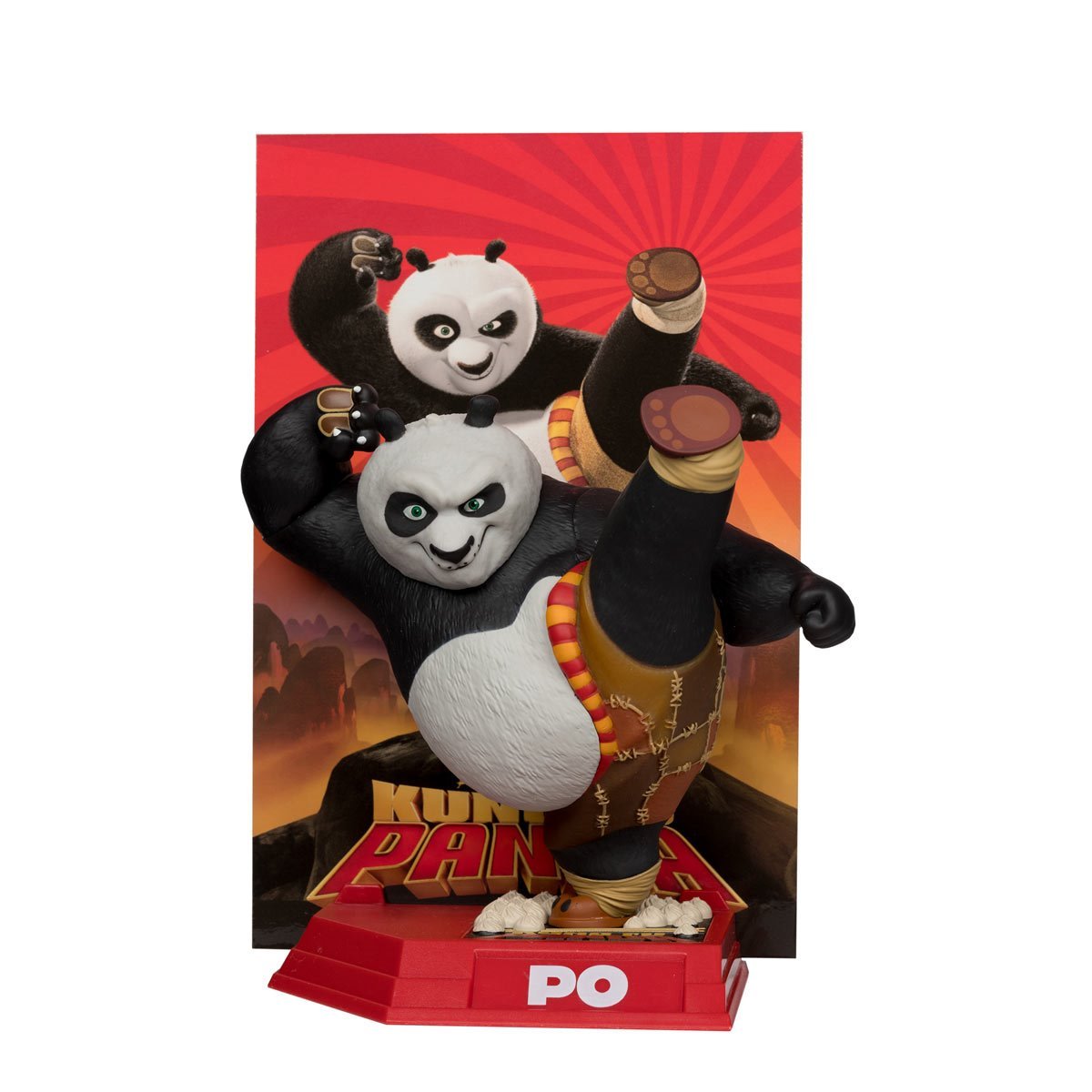 Movie Maniacs NBC Wave 3 Kung Fu Panda Po 6-Inch Scale Posed Figure