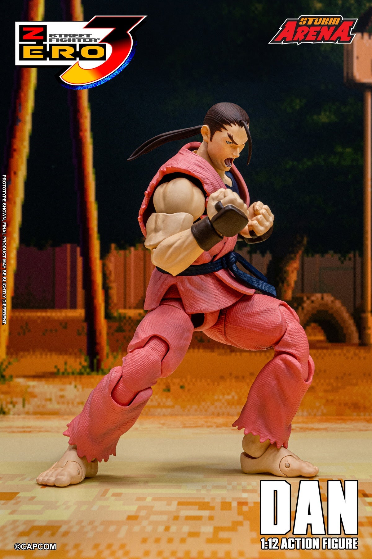 Street Fighter Alpha 3 Storm Arena Dan 1/12 Scale Action Figure