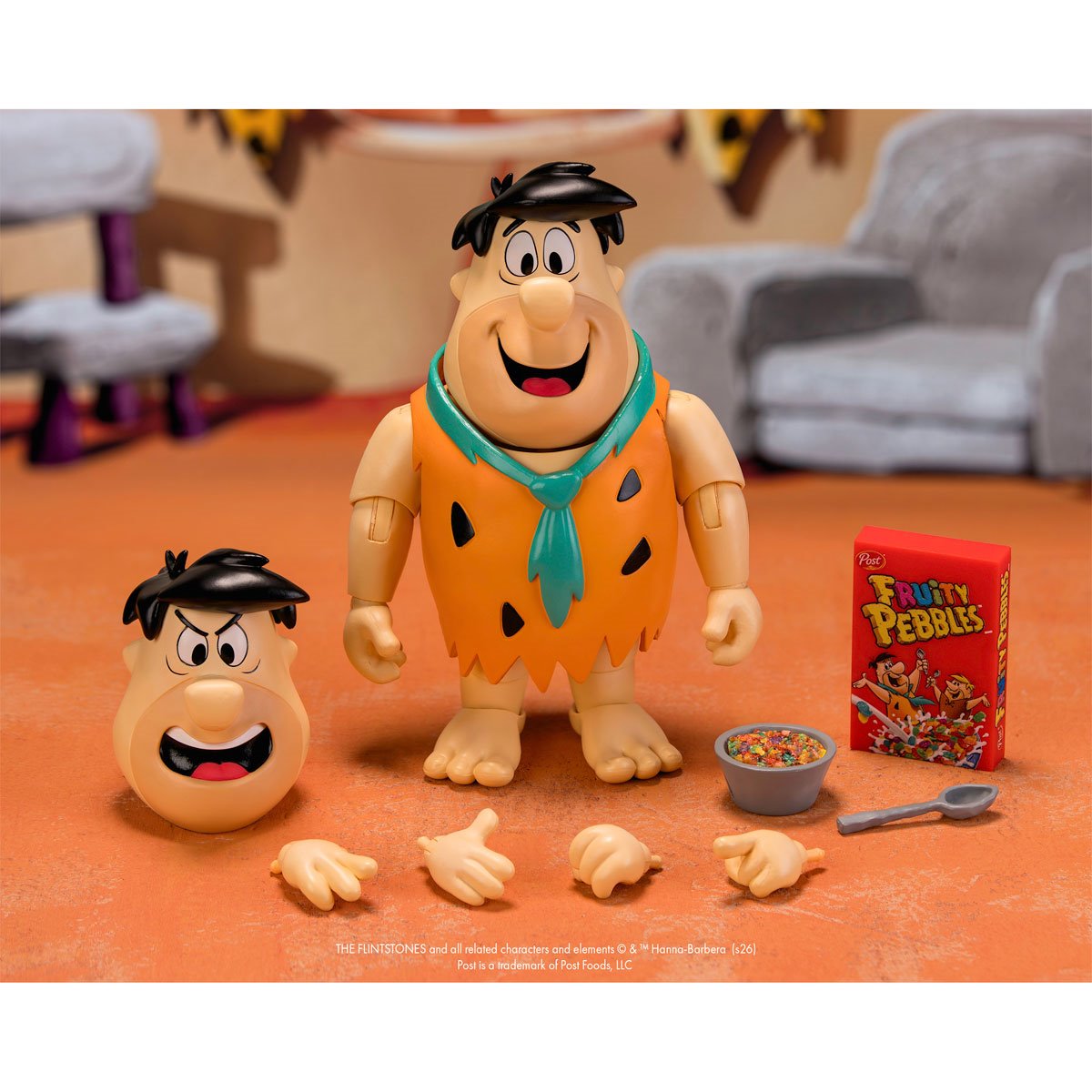 Fruity Pebbles Fred Flintstone 1:12 Action Figure