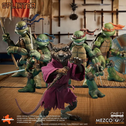 Teenage Mutant Ninja Turtles Master Splinter One:12 Collective Action Figure